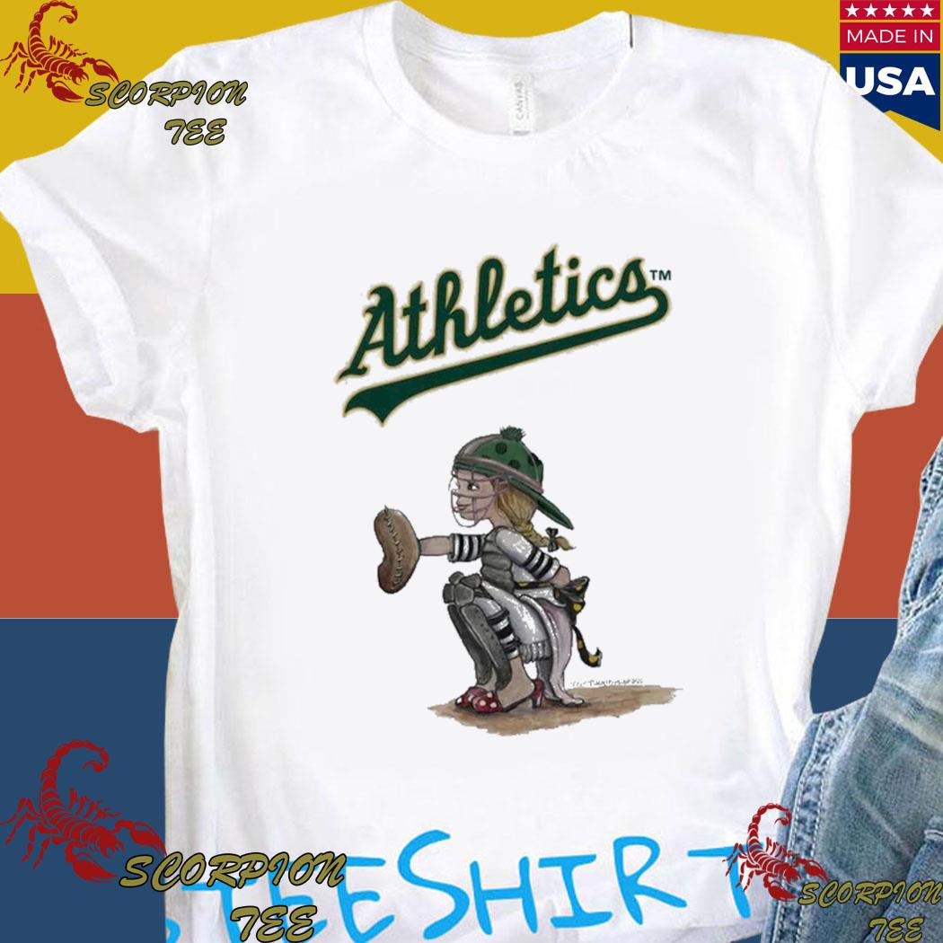 Lids Oakland Athletics Tiny Turnip Toddler Kate the Catcher T