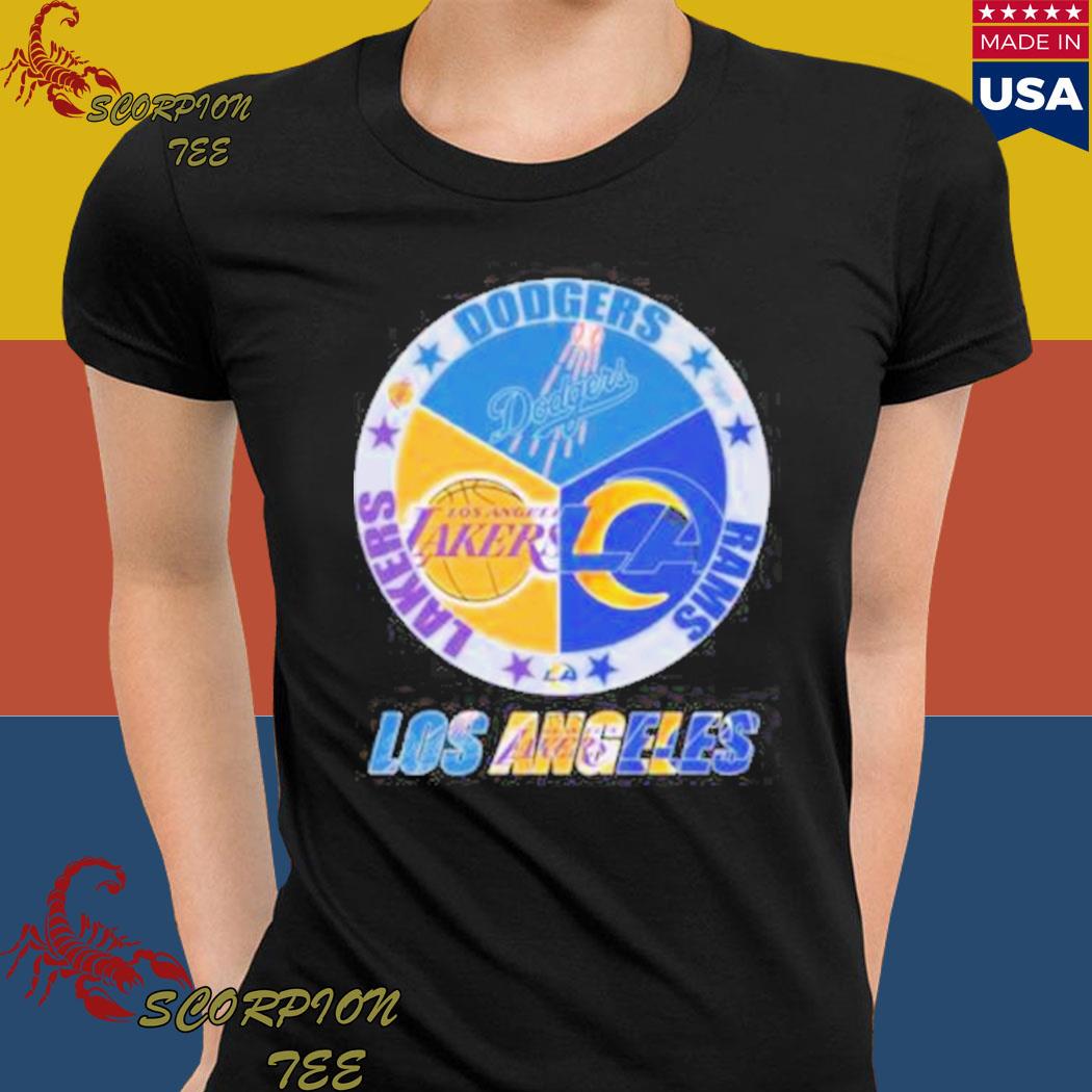 Official LA Rams and LA Lakers and LA Dodgers and LA Kings and LA Galaxy  Los Angeles City Of Champions Shirt, hoodie, sweater, long sleeve and tank  top