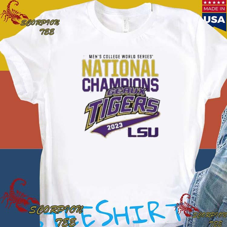 2023 NCAA Baseball National Champions Geaux Tigers LSU Baseball