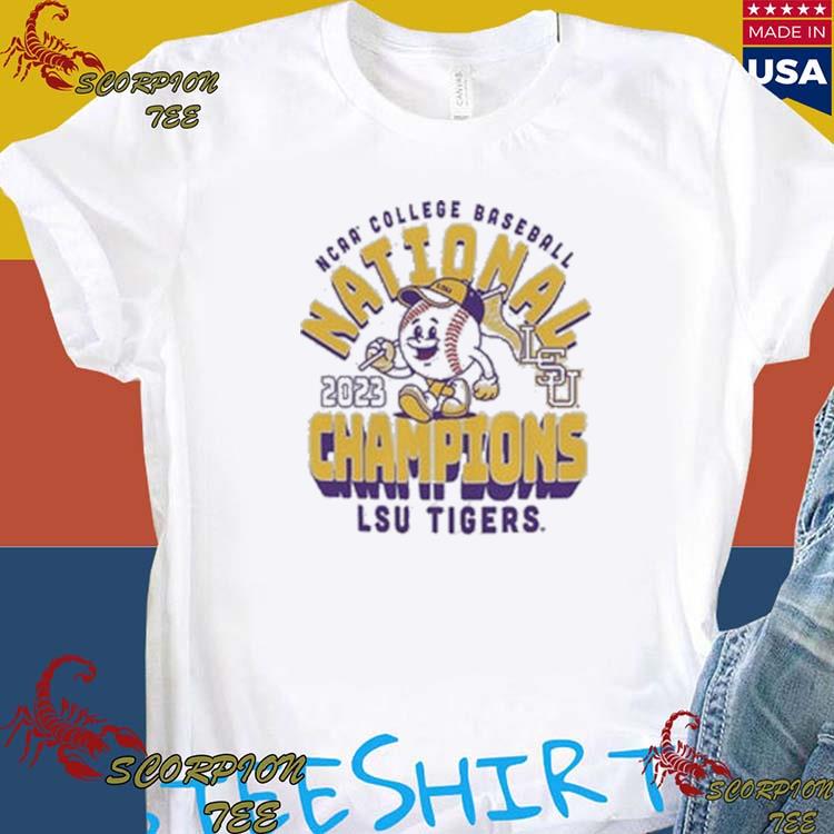 LSU Baseball Shirt - White exclusive at Tiger Nation