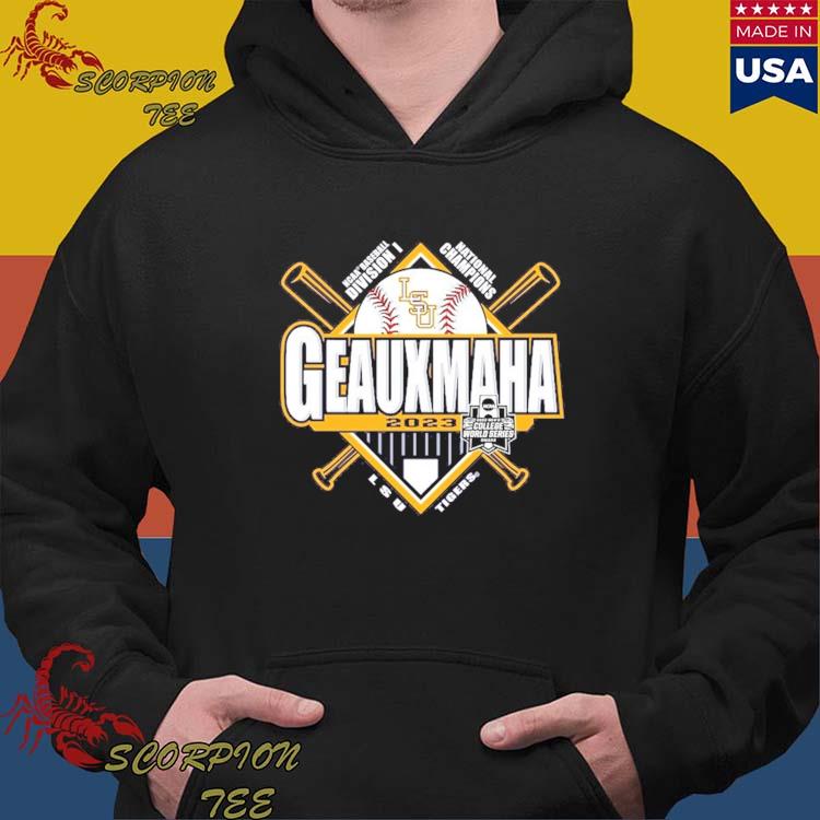 Official lsu Tigers Team Geauxmaha 2023 Mens World Series Shirt, hoodie,  sweater, long sleeve and tank top