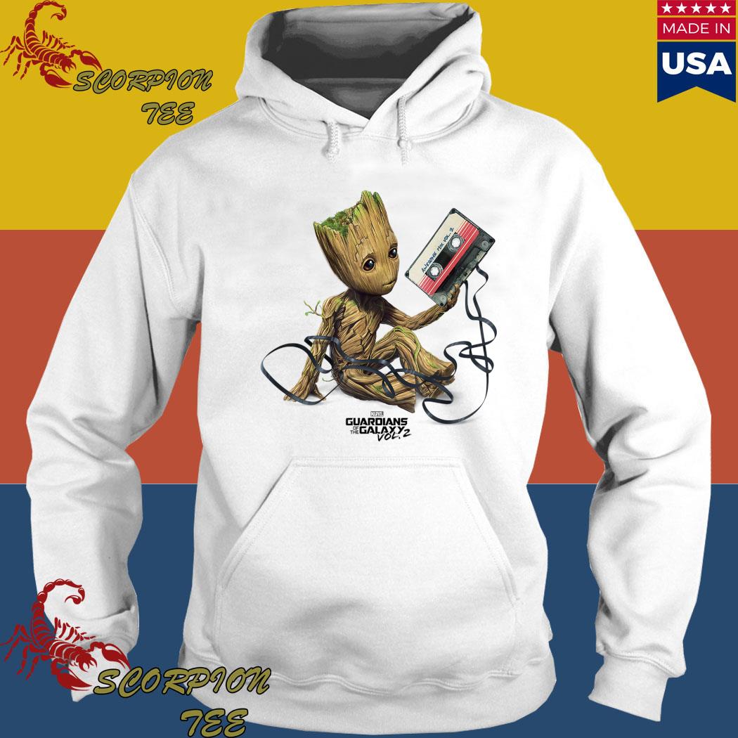 Groot Shirt Tape Portrait Guardians Of The Galaxy T-Shirt Unisex