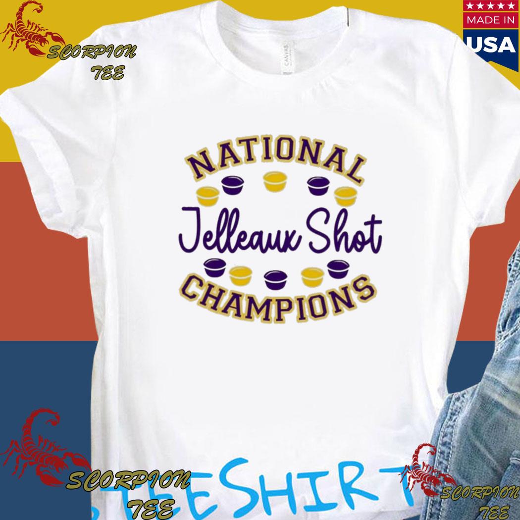 Jelleaux shot national champions shirt, hoodie, sweater, long