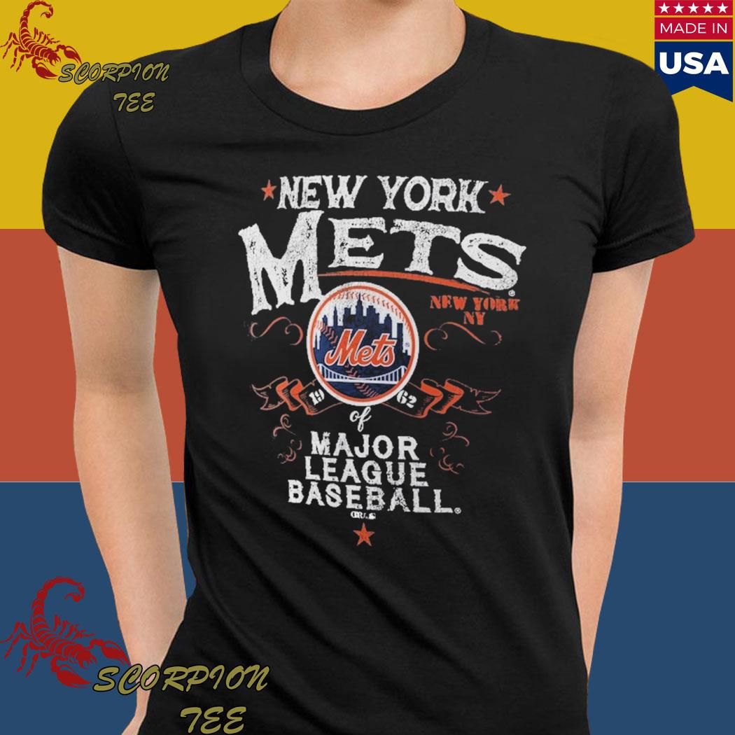 New york mets darius rucker collection beach splatter black T