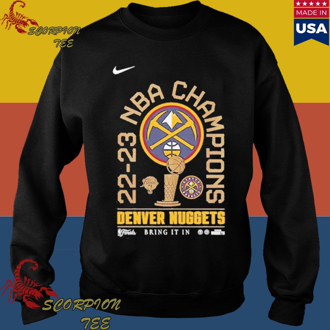 Design denver Nuggets Nike 2023 NBA Finals Champions Locker Room T-Shirt,  hoodie, sweater, long sleeve and tank top