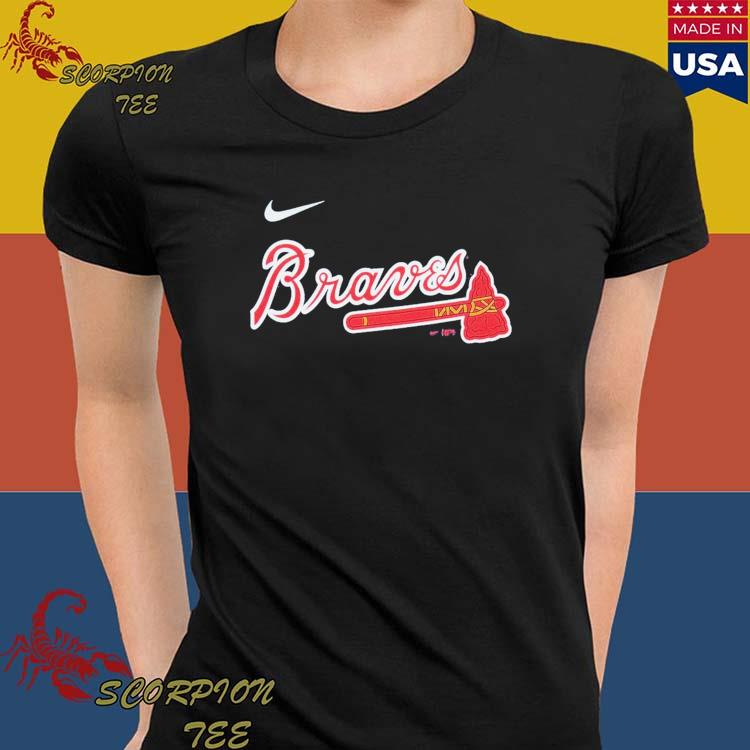 Atlanta Braves Ladies T-Shirt, Ladies Braves Shirts, Braves