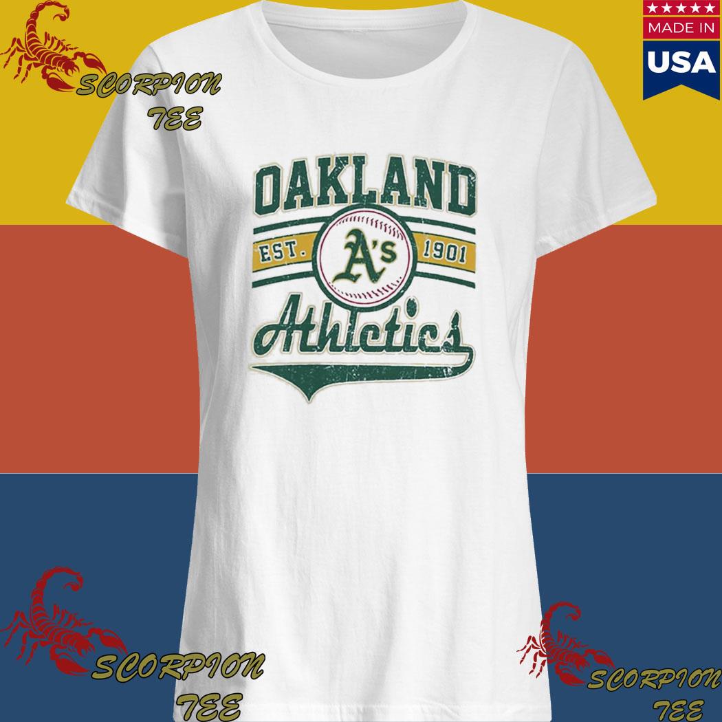 Vintage Oakland Athletics Sweatshirt Baseball Shirt Est 1901 T-Shirt -  TeebyHumans