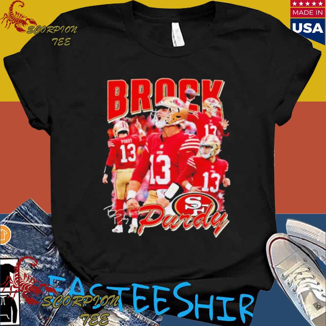 Brock Purdy Jersey Tshirt, Brock Purdy Signaturetee, Brock Purdy