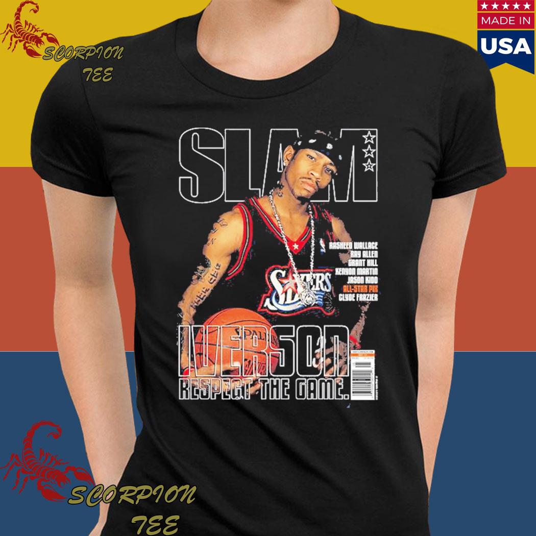 Official allen iverson slam magazine T-shirt, hoodie, tank top