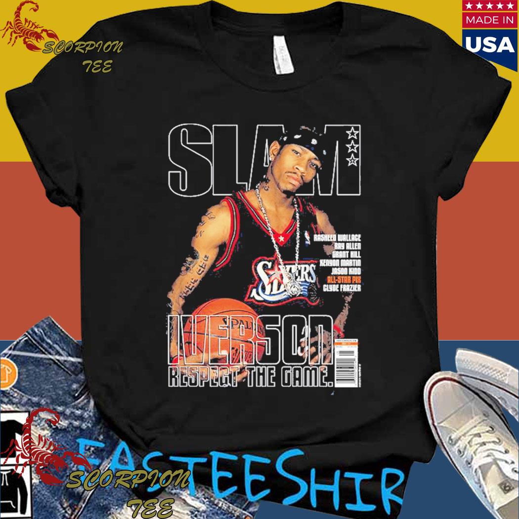 Official allen iverson slam magazine T-shirt, hoodie, tank top