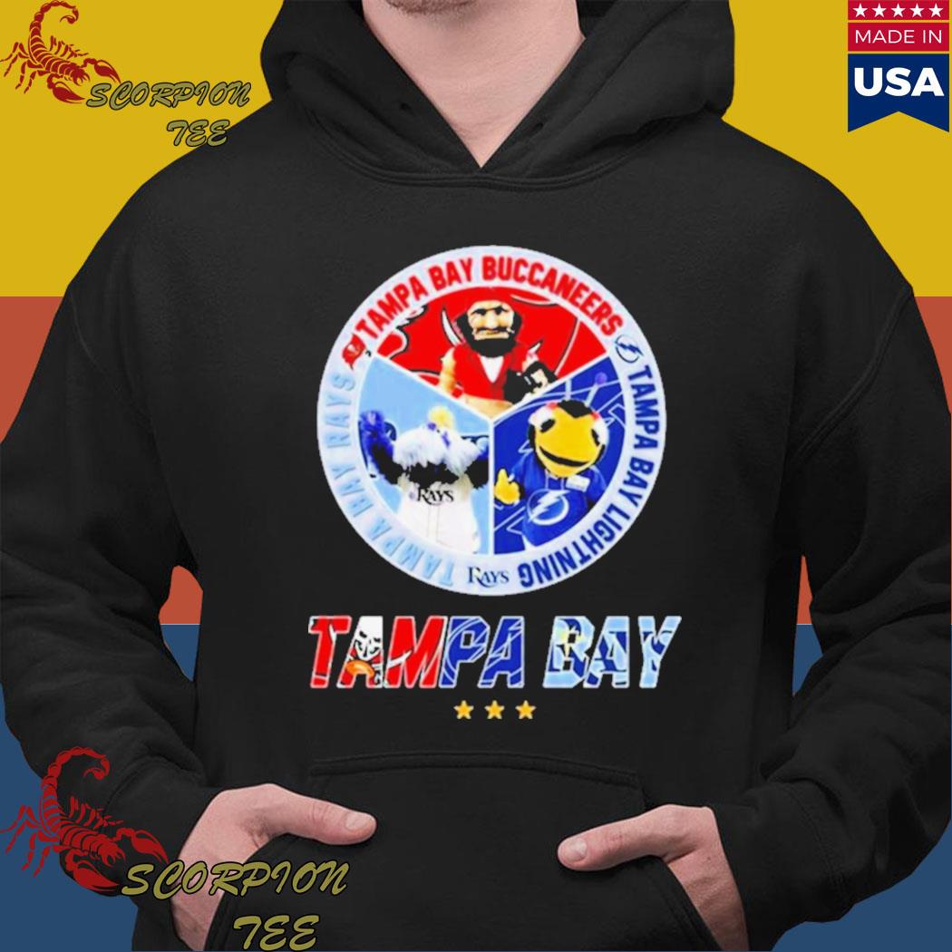 Tampa Bay Buccaneers Tampa Bay Lightning Tampa Bay Rays logo shirt, hoodie,  sweater, long sleeve and tank top