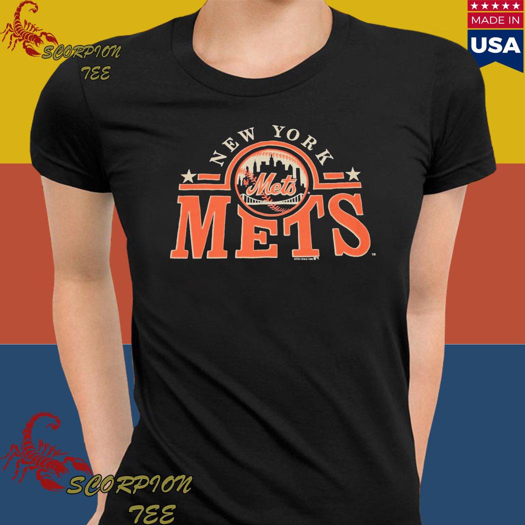 VTG MLB New York Mets Orange Baseball Jersey