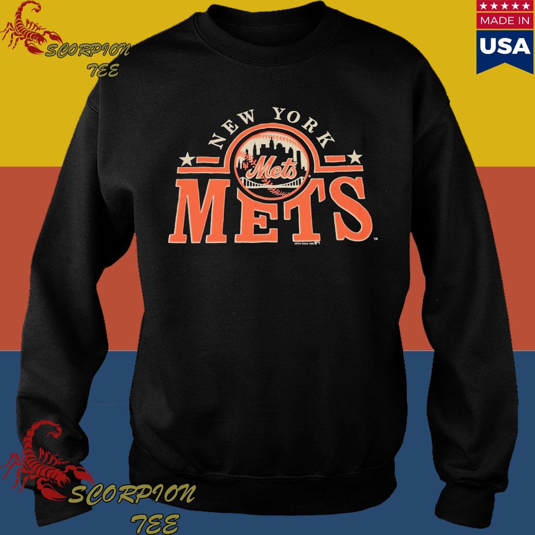 Official vintage 1989 artex new york mets black and orange MLB Baseball T- shirts, hoodie, tank top, sweater and long sleeve t-shirt