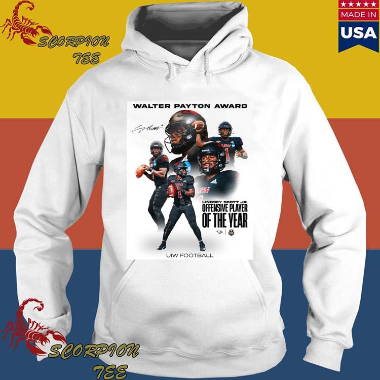 Vintage Walter Payton Award Lindsey Scott Jr Offensive Player Of The Year  Uiw Football Signatures Walter Payton T-Shirt - Family Gift Ideas That  Everyone Will Enjoy