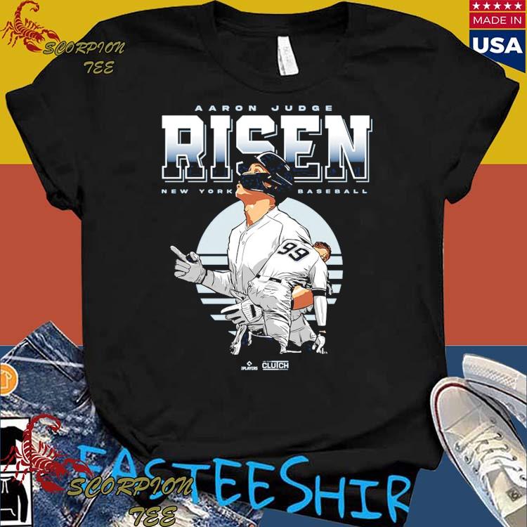 Official aaron judge risen new york baseball T-shirts, hoodie, tank top,  sweater and long sleeve t-shirt