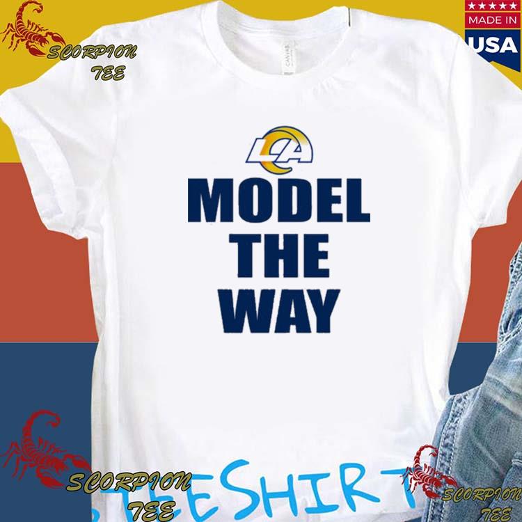 Official andrew siciliano model the way los angeles rams T-shirt