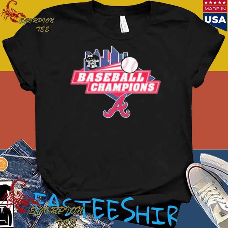 Official atlanta braves baseball champions Seattle all star game 2023 logo T -shirts, hoodie, tank top, sweater and long sleeve t-shirt