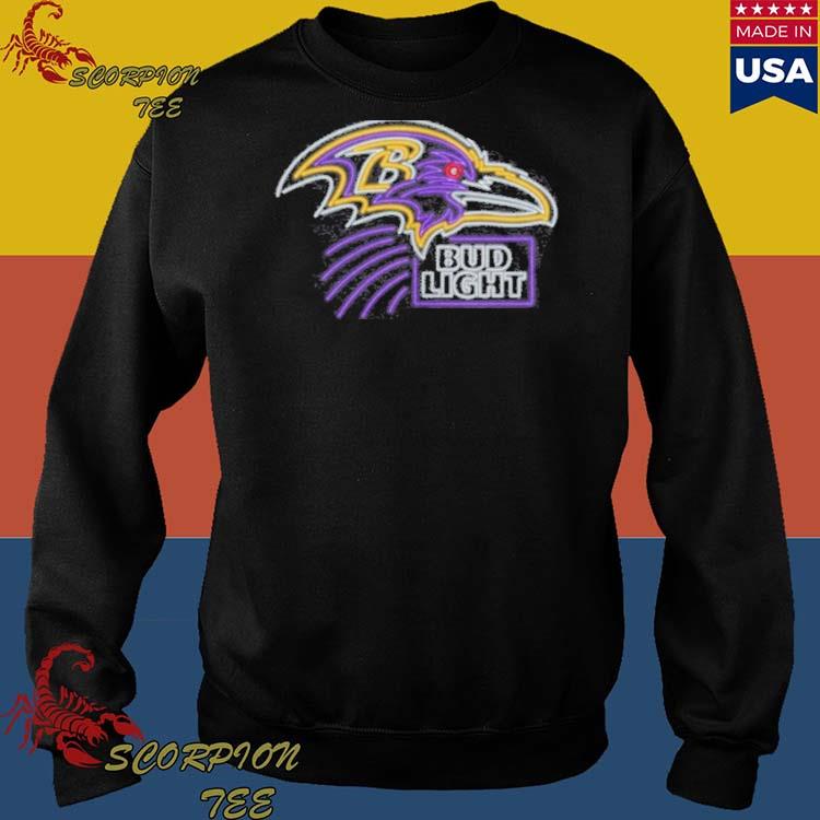 Bud Light Baltimore Ravens T-Shirt L