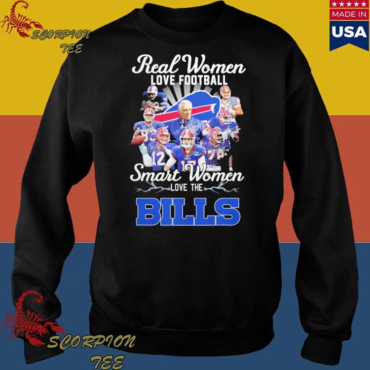 Official real Women Love Football Smart Women Love The Bills T