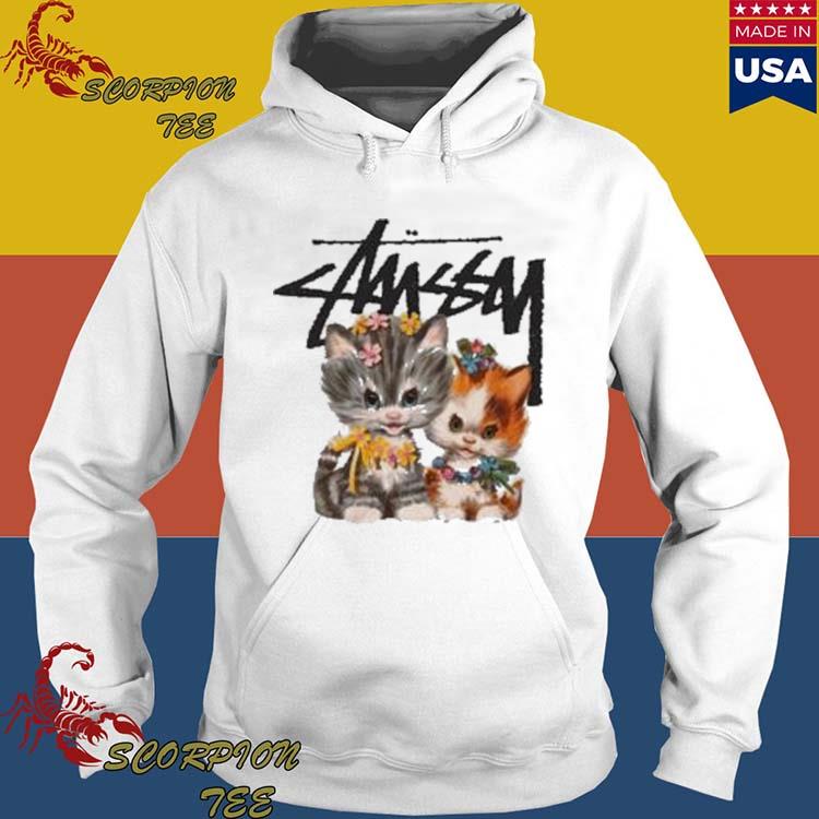 Official cat stussy kittens T-shirt, hoodie, tank top, sweater and