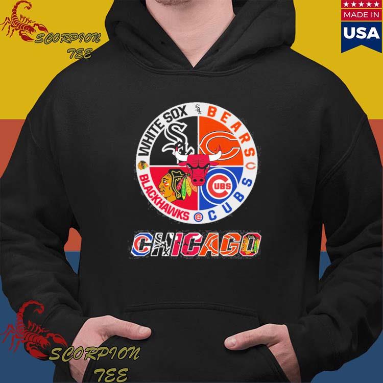 Chicago bears chicago bulls Chicago Cubs and chicago white sox T-shirts,  hoodie, sweater, long sleeve and tank top