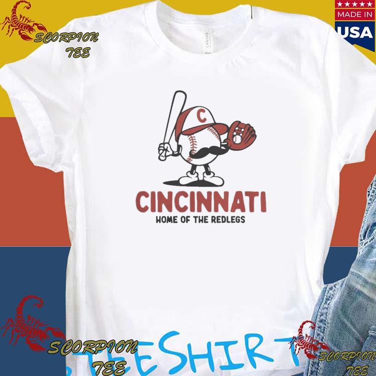 Cincinnati Reds Number 21 V-neck Baseball T-shirt