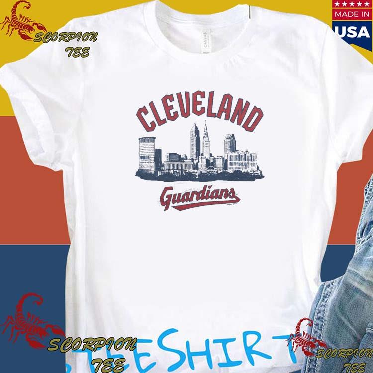 Official cleveland guardians skyline T-shirts, hoodie, tank top, sweater  and long sleeve t-shirt