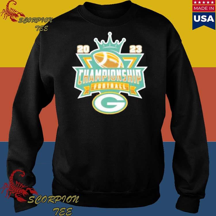 Green Bay Packers Football Nfl 2023 Championship Crown Logo shirt - Limotees