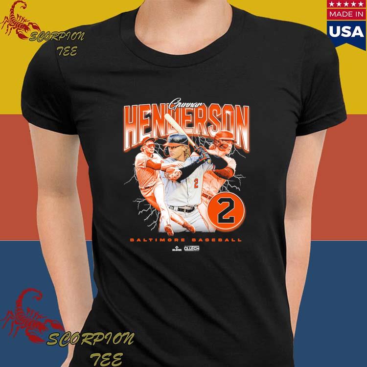 Top Gunnar Henderson Baltimore Orioles shirt t-shirt by To-Tee