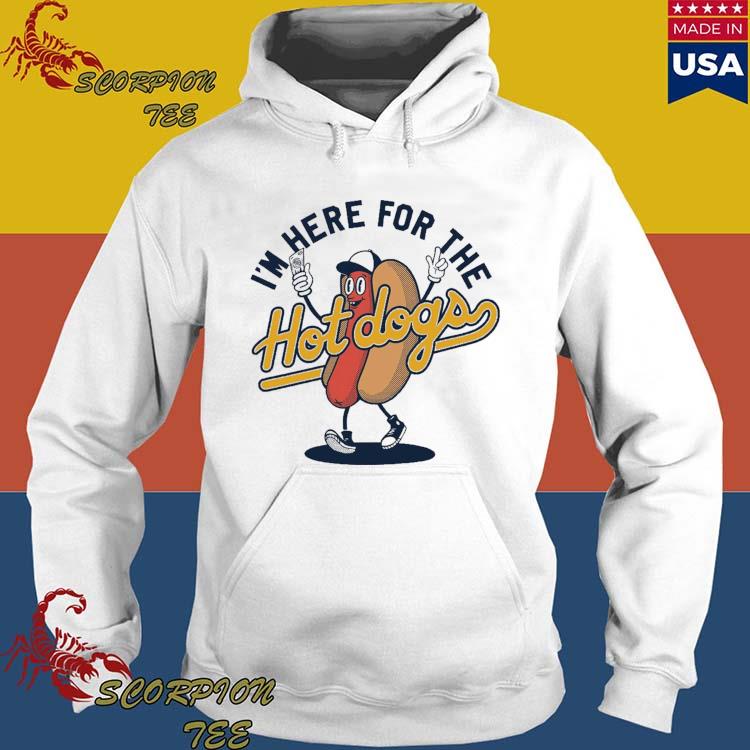 I'm Here For The Hot Dogs - Youth Crew T-Shirt