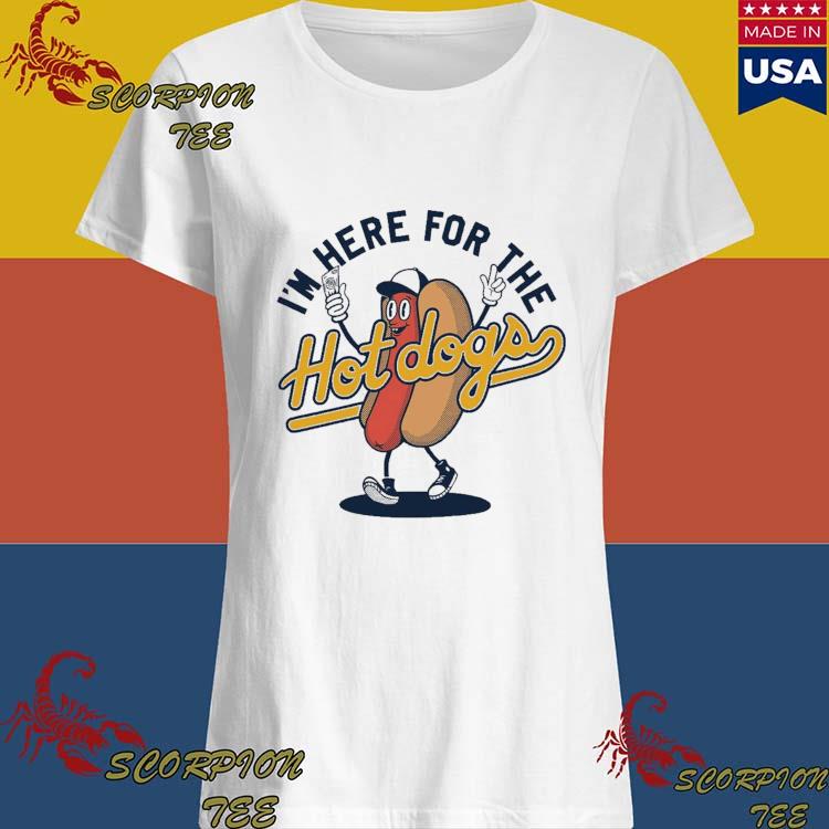 I'm Here For The Hot Dogs - Youth Crew T-Shirt