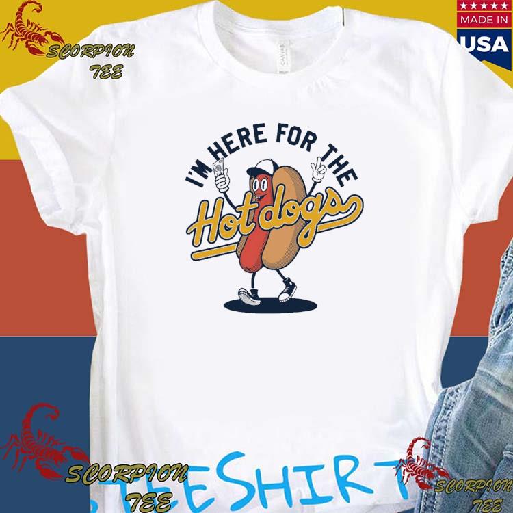 I'm Here For The Hot Dogs - Youth Crew T-Shirt