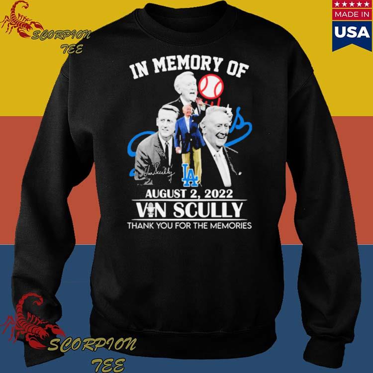 Official In Memory Of Vin Scully Memories shirt, hoodie, longsleeve,  sweatshirt, v-neck tee