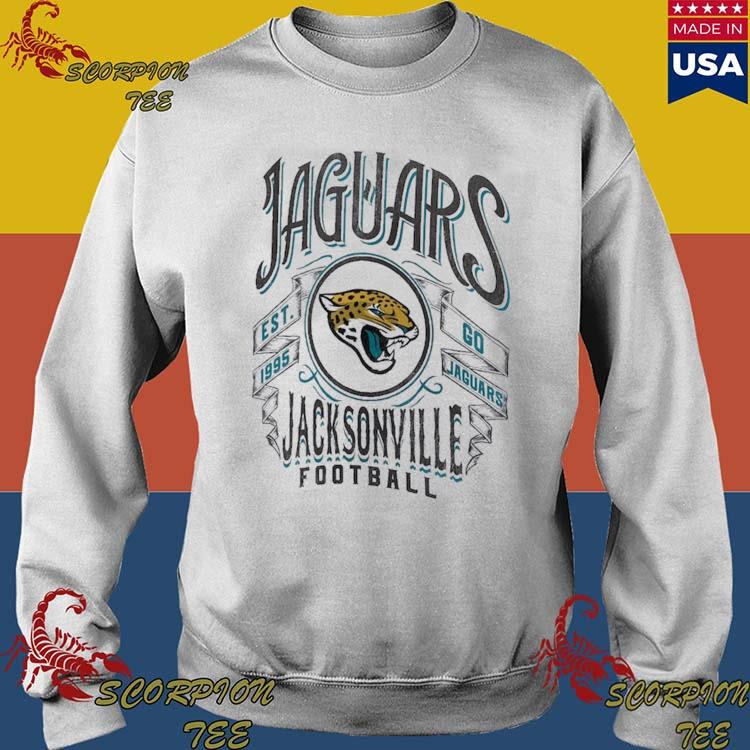 Men's Fanatics Branded Black Jacksonville Jaguars Throwback Long Sleeve T-Shirt