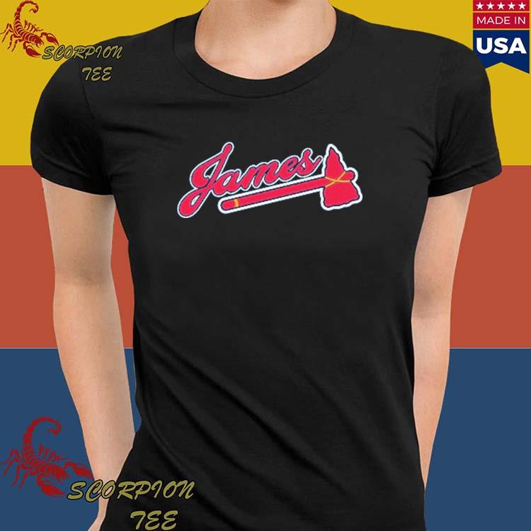 Official james atlanta braves baseball custom name atlanta braves