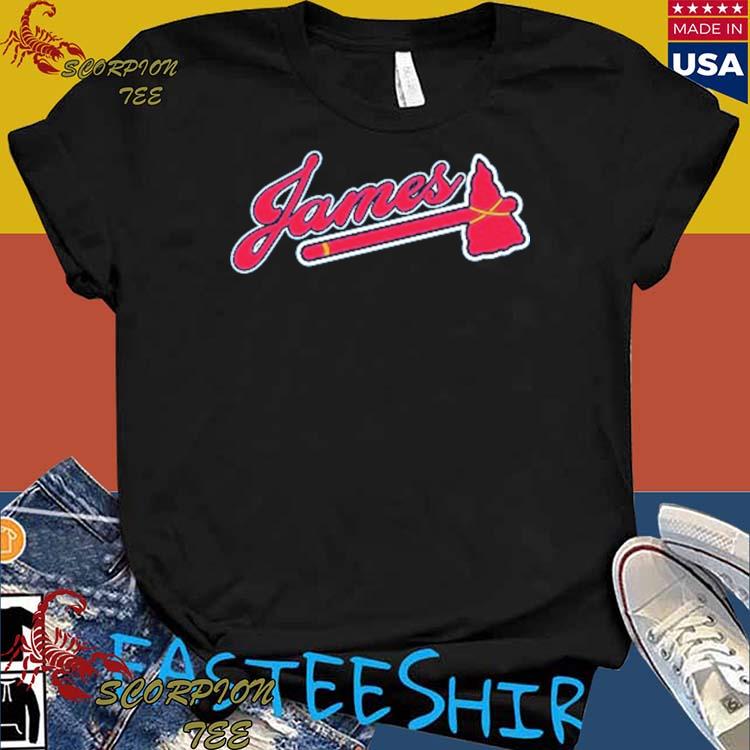 Official james atlanta braves baseball custom name atlanta braves