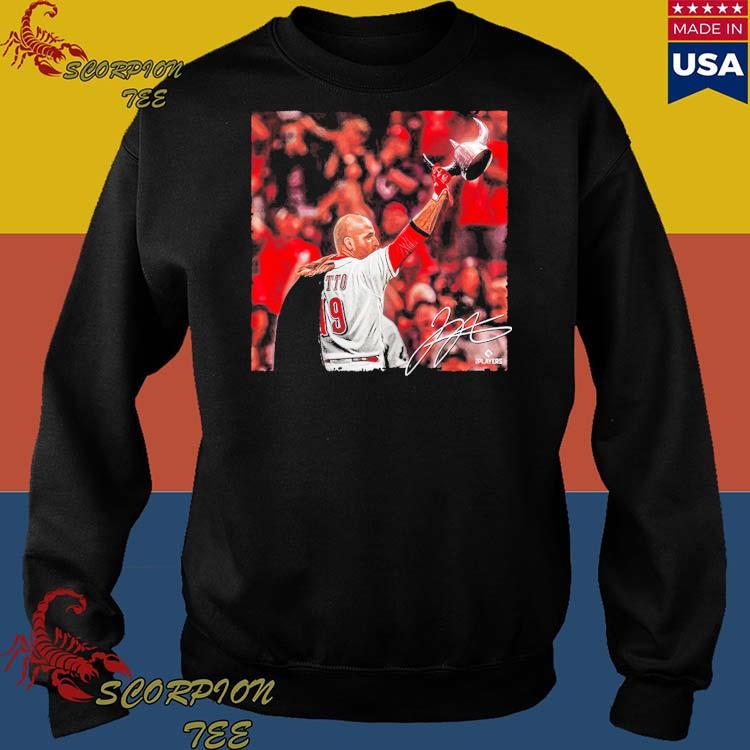 Joey Votto Viking Cutain call picture signature shirt, hoodie, sweater and  long sleeve