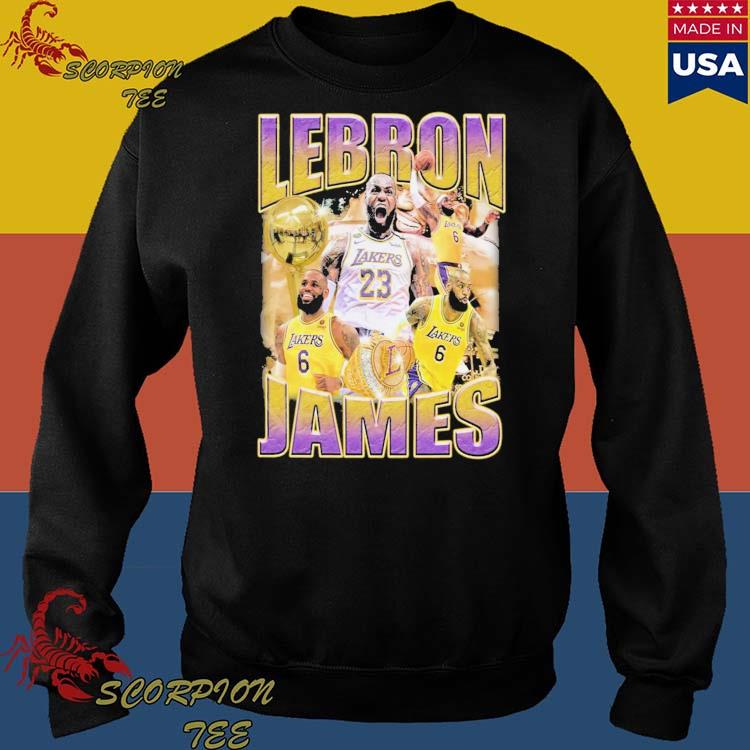 Official Number 6 Lebron James Lakers basketball t-shirt, hoodie, sweater,  long sleeve and tank top