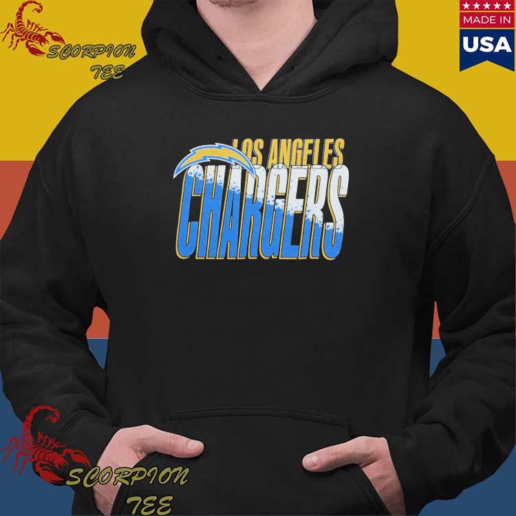 Los angeles chargers color splash black shirt, hoodie, sweater, long sleeve  and tank top