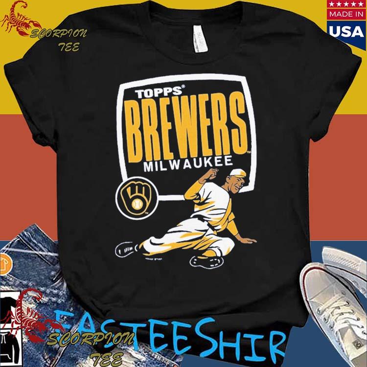 Official milwaukee brewers x topps trib-lend T-shirts, hoodie, tank top,  sweater and long sleeve t-shirt