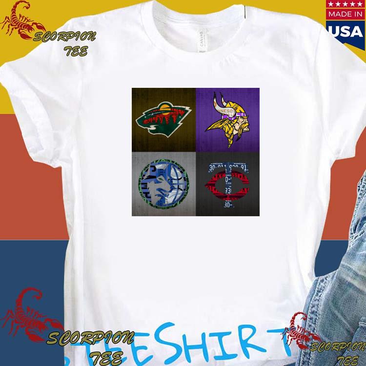 Minnesota Vikings Logo Art T-Shirt