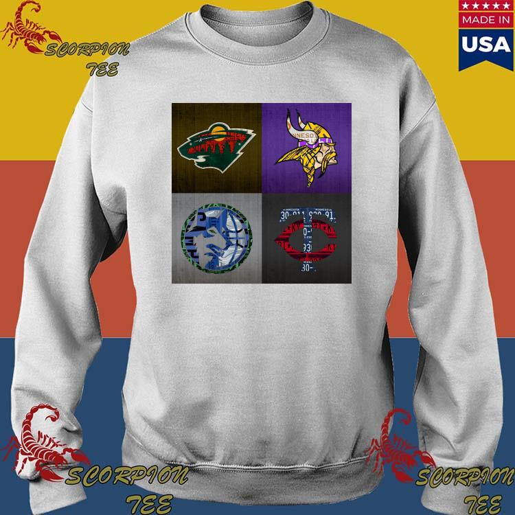 Minnesota Vikings Logo Art T-Shirt