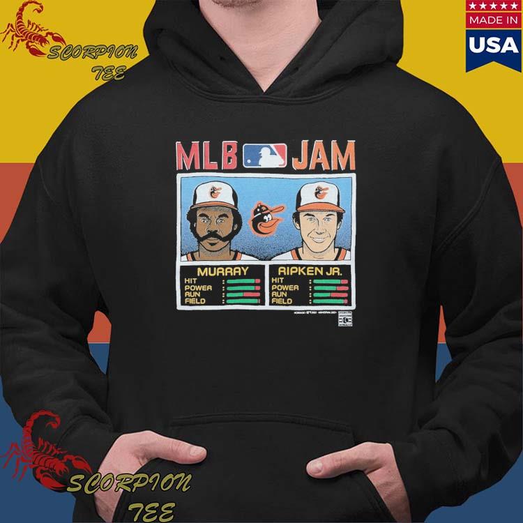 Official MLB Jam Orioles Murray And Ripken Jr. retro Shirt, hoodie,  sweater, long sleeve and tank top