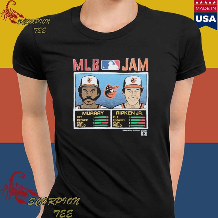 Official MLB Jam Orioles Murray And Ripken Jr. retro Shirt, hoodie