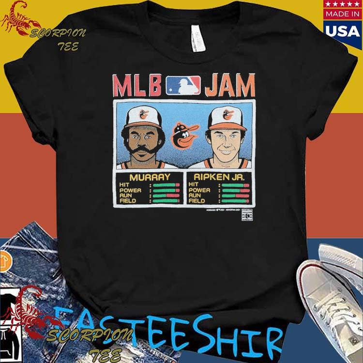 Official MLB Jam Orioles Murray And Ripken Jr. retro Shirt, hoodie