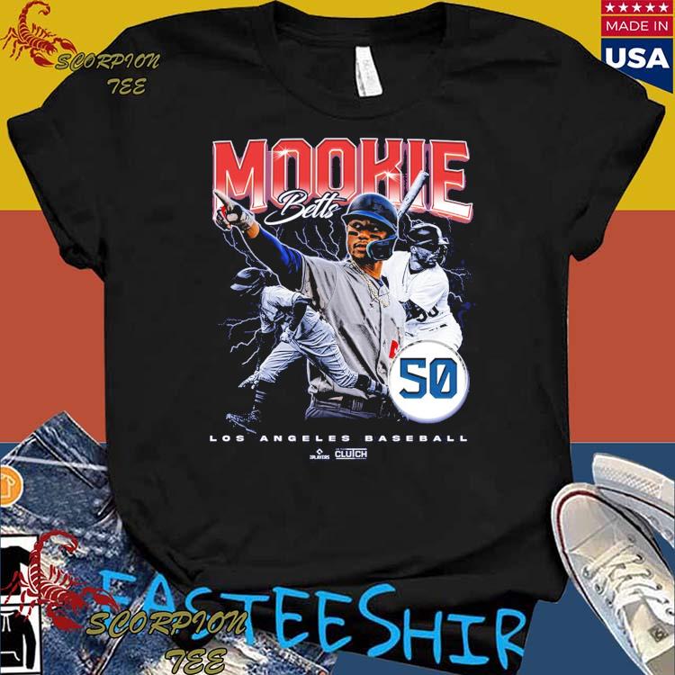 Official los angeles 50 mookie betts baseball T-shirt, hoodie, tank top,  sweater and long sleeve t-shirt