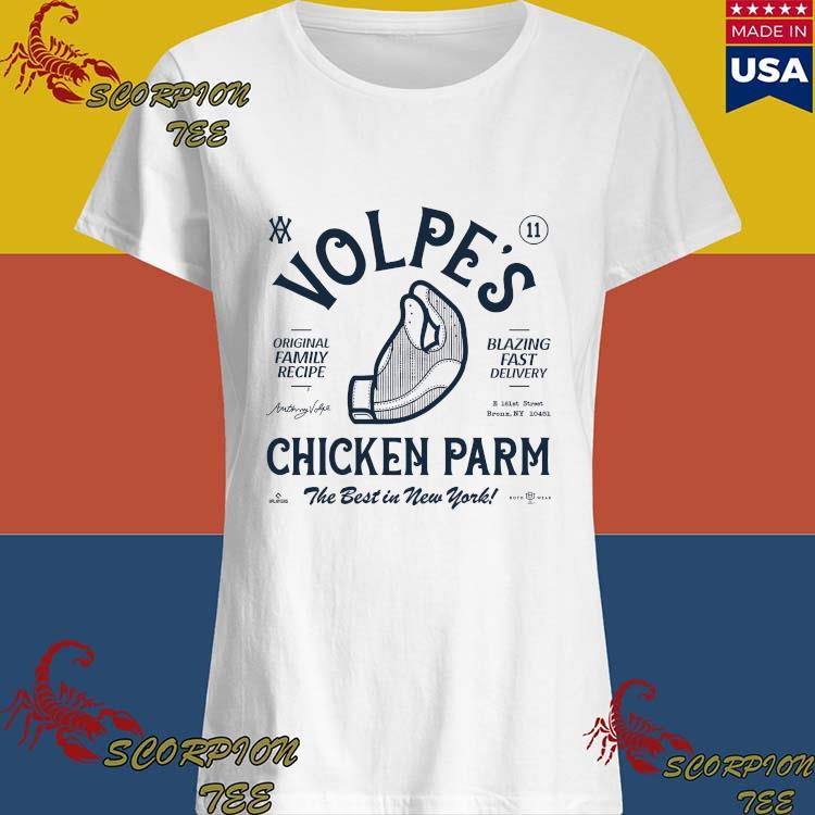 Yankees chicken parm shirt anthony volpe shirt, hoodie, sweater, long  sleeve and tank top