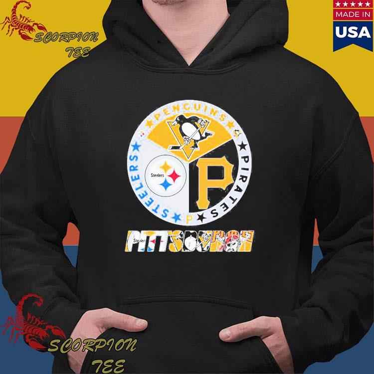 Pittsburgh Steelers Penguins Pirates Logo shirt, hoodie, sweater