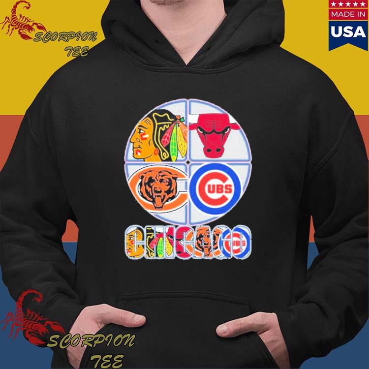 Official chicago Bears Inside My Heart Chicago Cubs T-Shirt, hoodie,  sweater, long sleeve and tank top