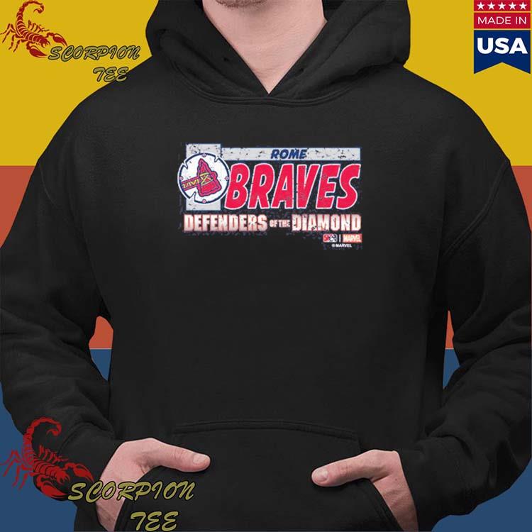 Rome braves Marvel defenders of the diamond youth T-shirts, hoodie,  sweater, long sleeve and tank top